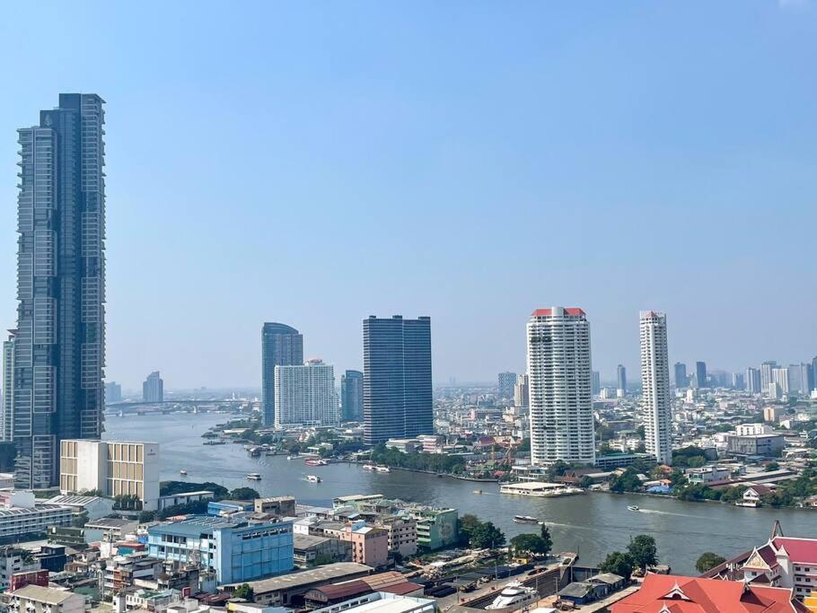 Luxurious Downtown River View Chao Phraya River Apartment Bangkok Exterior foto